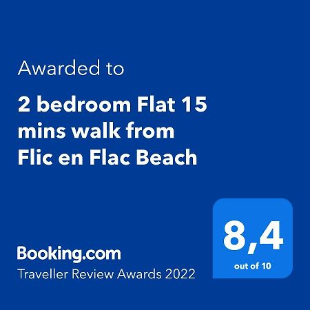 2 Bedroom Flat 15 Mins Walk From Flic En Flac Beach מראה חיצוני תמונה